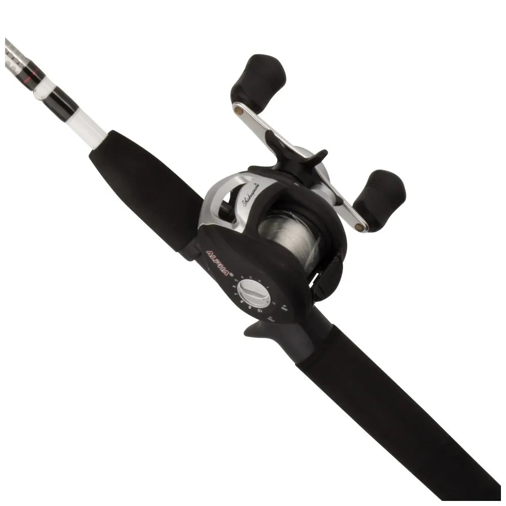 6 Foot Medium Power Baitcast Fishing Rod and Reel Combo Right Hand Retrieve Freshwater Saltwater for Bass Pike Musky