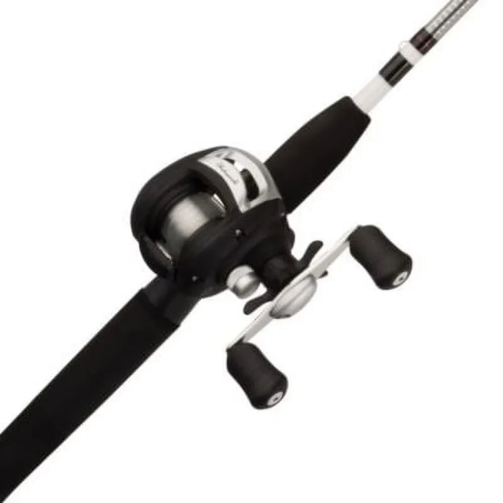 6 Foot Medium Power Baitcast Fishing Rod and Reel Combo Right Hand Retrieve Freshwater Saltwater for Bass Pike Musky