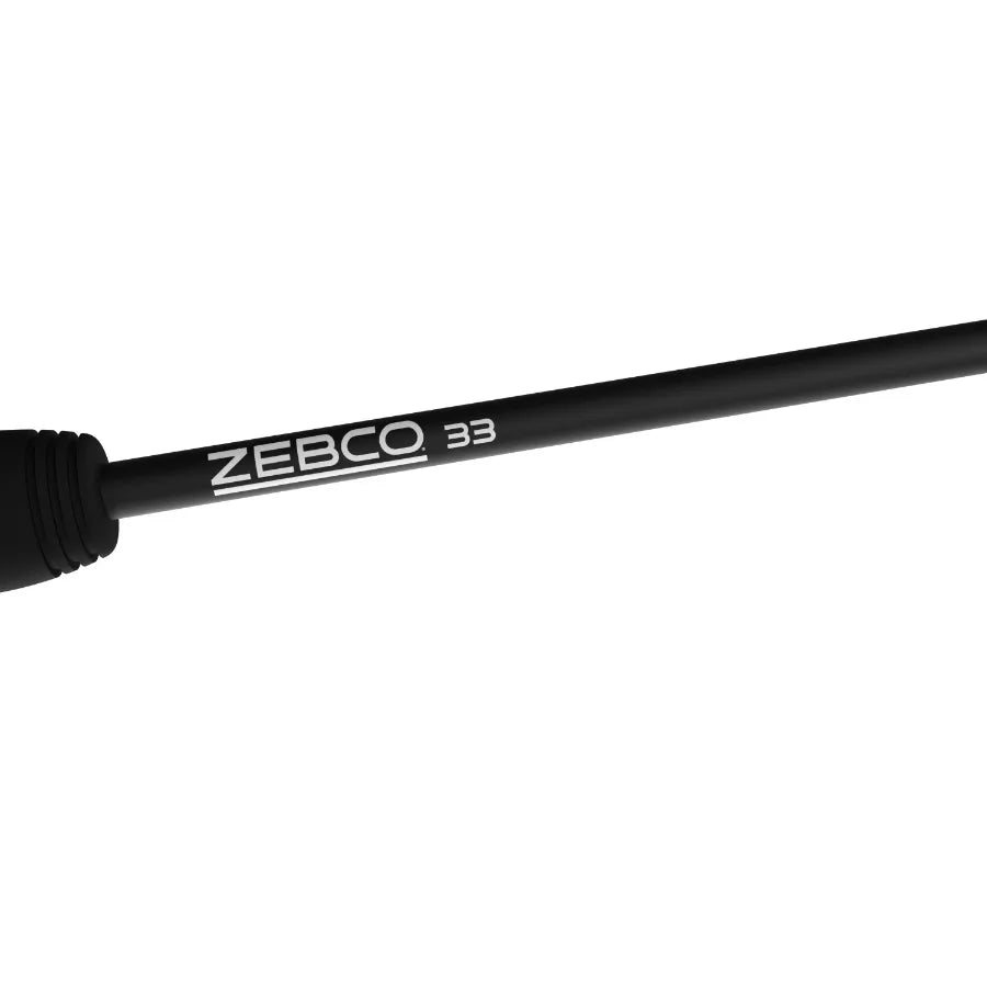 33 Micro Spincast Reel and Fishing Rod Combo 5-Foot 2-Piece Durable Fiberglass Fishing Pole Size 10 Reel QuickSet Anti-Reverse