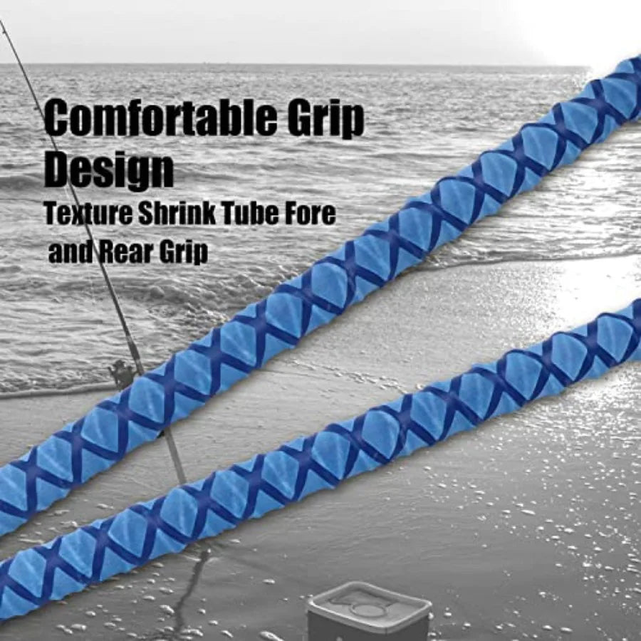 Surf Spinning Fishing Rod Carbon Travel Surf Rod 2 Piece 3 Piece 4 Piece Spinning Fishing Rod 9' 10' 11' 12' 15' for Be
