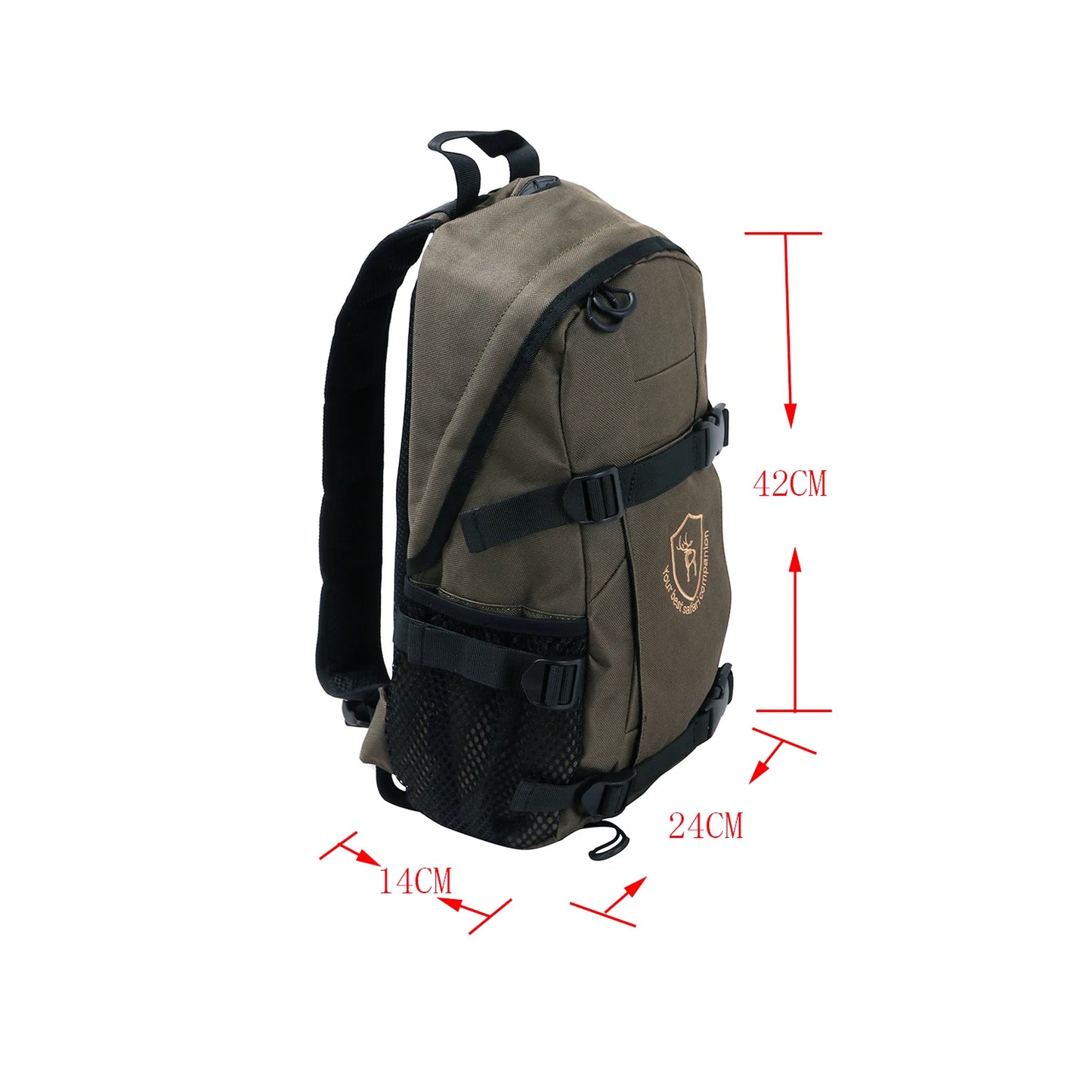 Tourbon Hunting Backpack Gun Case Outdoor Men Nylon Bag with Large Capacity Travel Hiking Climbing Bags for Shooting