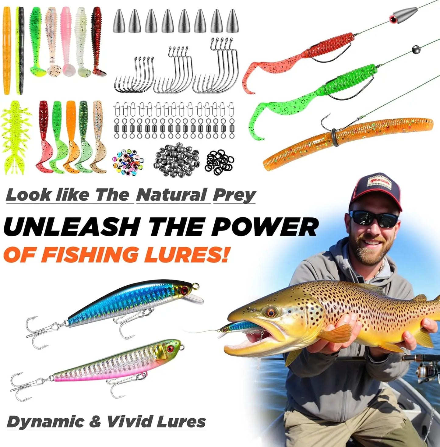 Waterproof Fishing Backpack with Rod Holder, Tackle Boxes, and Tool Kit - Ideal Gear for Anglers