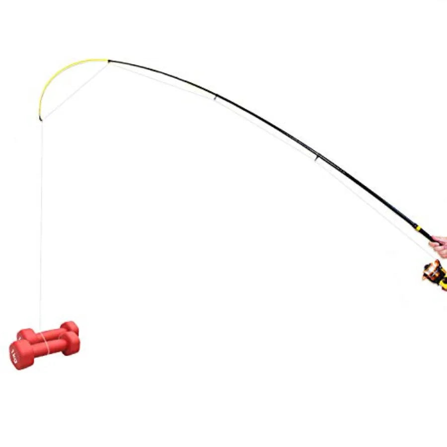 Fishing Rod and Reel Combo Medium Heavy Telescopic Poles Pre-spooled with Spinning Reel for Travel Saltwater Freshwater Catfish