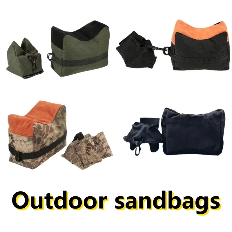 Outdoor sandbag, sandbag sight, sight car, support bag, hunting pillow, calibration clip, fixed bag